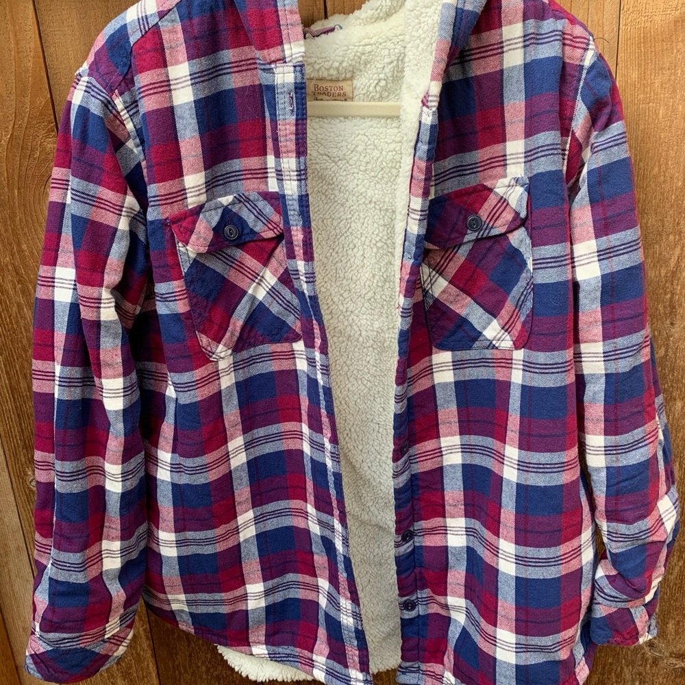 Thick plaid jacket